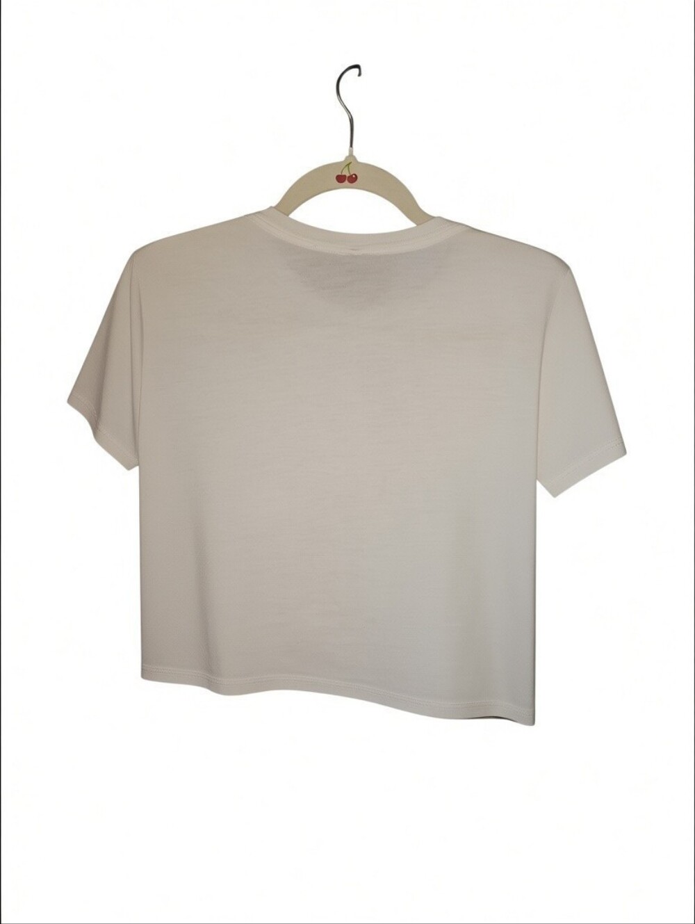 Vuori Sunrise Logo Boxy Crop Tee — White, Size S - Picture 2 of 4